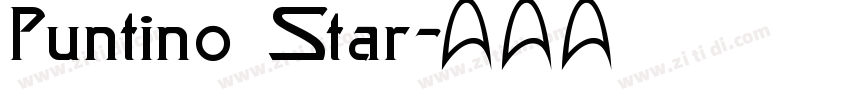 Puntino Star字体转换